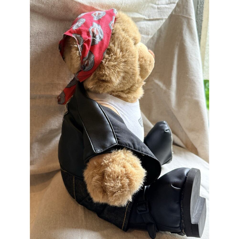 VTG 2003 Harley Davidson Bear 100th Anniversary Open Road Tour Plush Teddy Bear - Picture 3 of 12